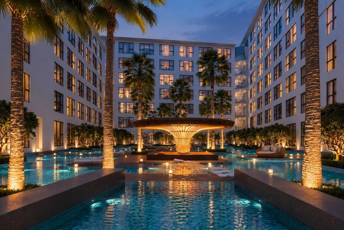 Resort Apartment Capri - Beachclubs Area